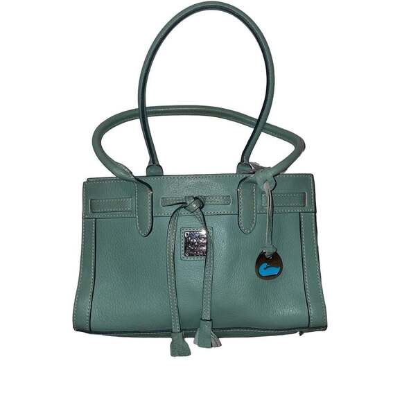 Dooney & Bourke Handbags - Dooney & Bourke Pebbled Leather Tassel Tote Bag